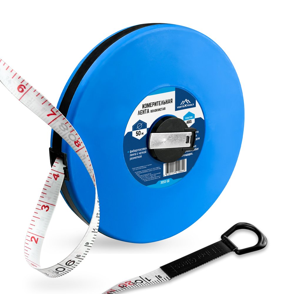Мерная лента vertextools 50 м 3050-50