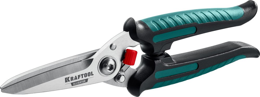 Многофункциональные прямые технические ножницы KRAFTOOL Alligator 200 мм 23201