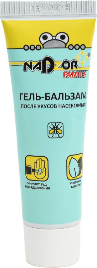 Гель-бальзам после укусов Nadzor 30 г, 122975