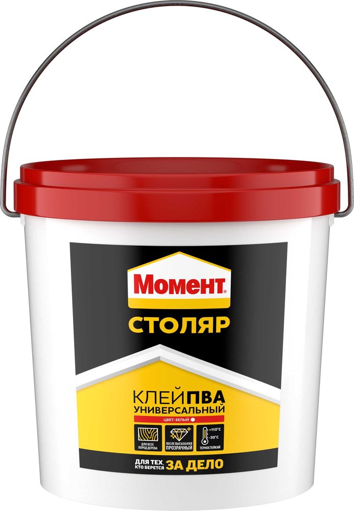 Универсальный клей Момент Столяр ПВА 3 кг 1960503 Б0023000