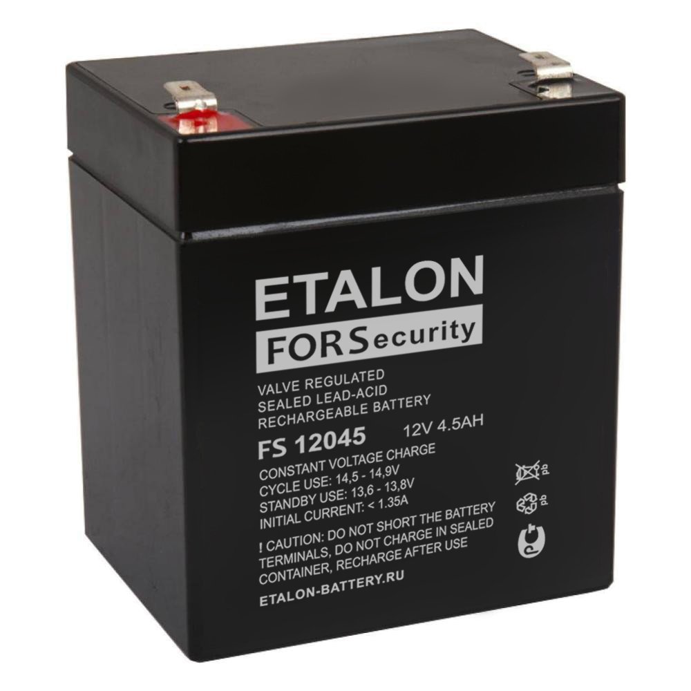 Аккумулятор ETALON FS 12045 (12 В, 4.5 Ач) Etalon Battery 00-00006438