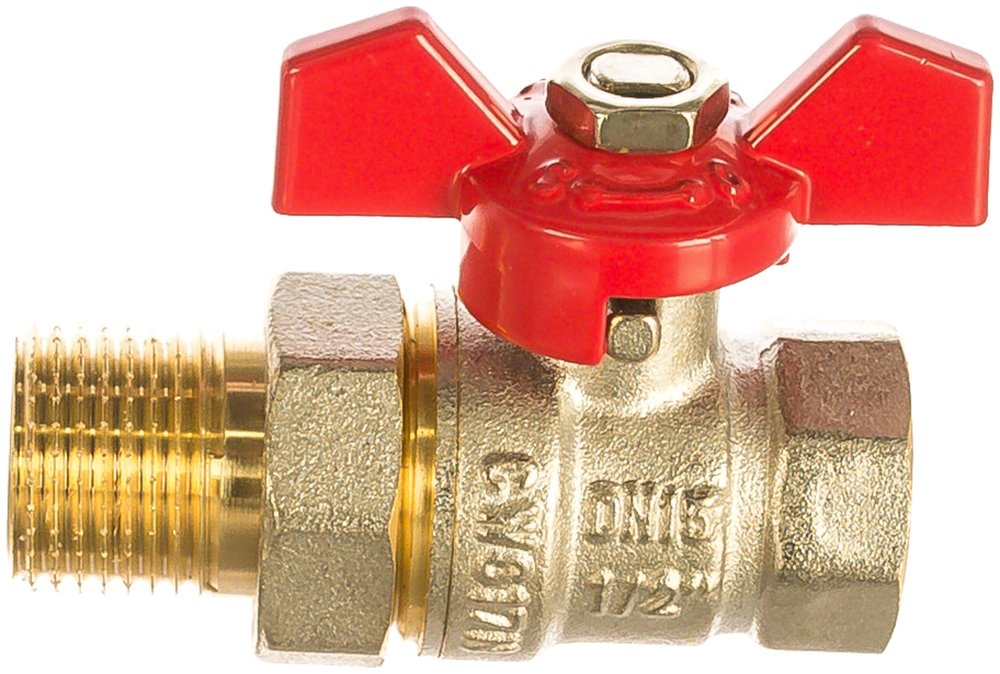Шаровой кран Terma RED 1/2 с американка 26148