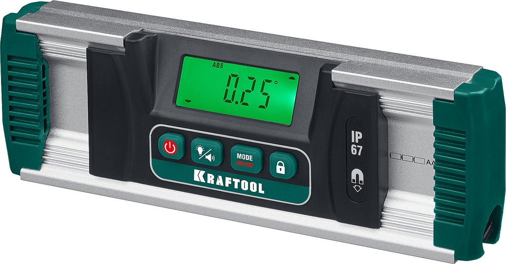 Электронный уровень-уклономер KRAFTOOL Extrem, 0-360° 34686