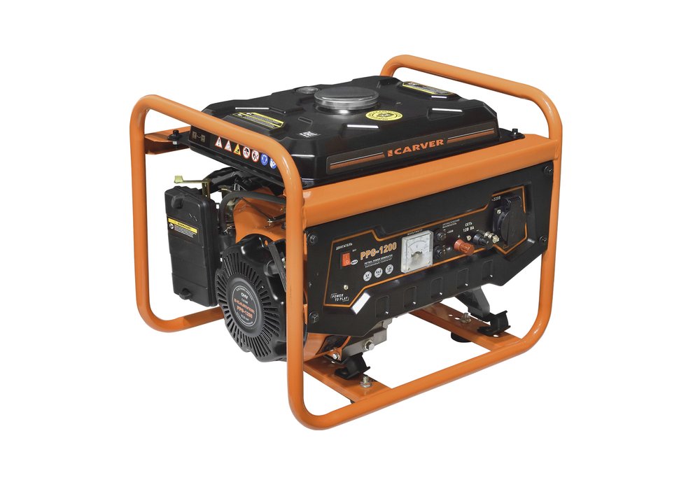 Бензиновый генератор CARVER PPG-1200 LT-156F 01.020.00002