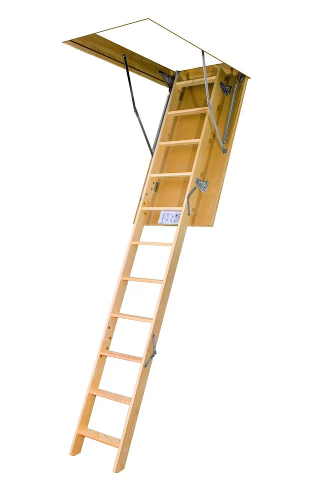 Лестница чердачная деревянная OPTISTEP OLS FE 60x120/280см 862701-FE