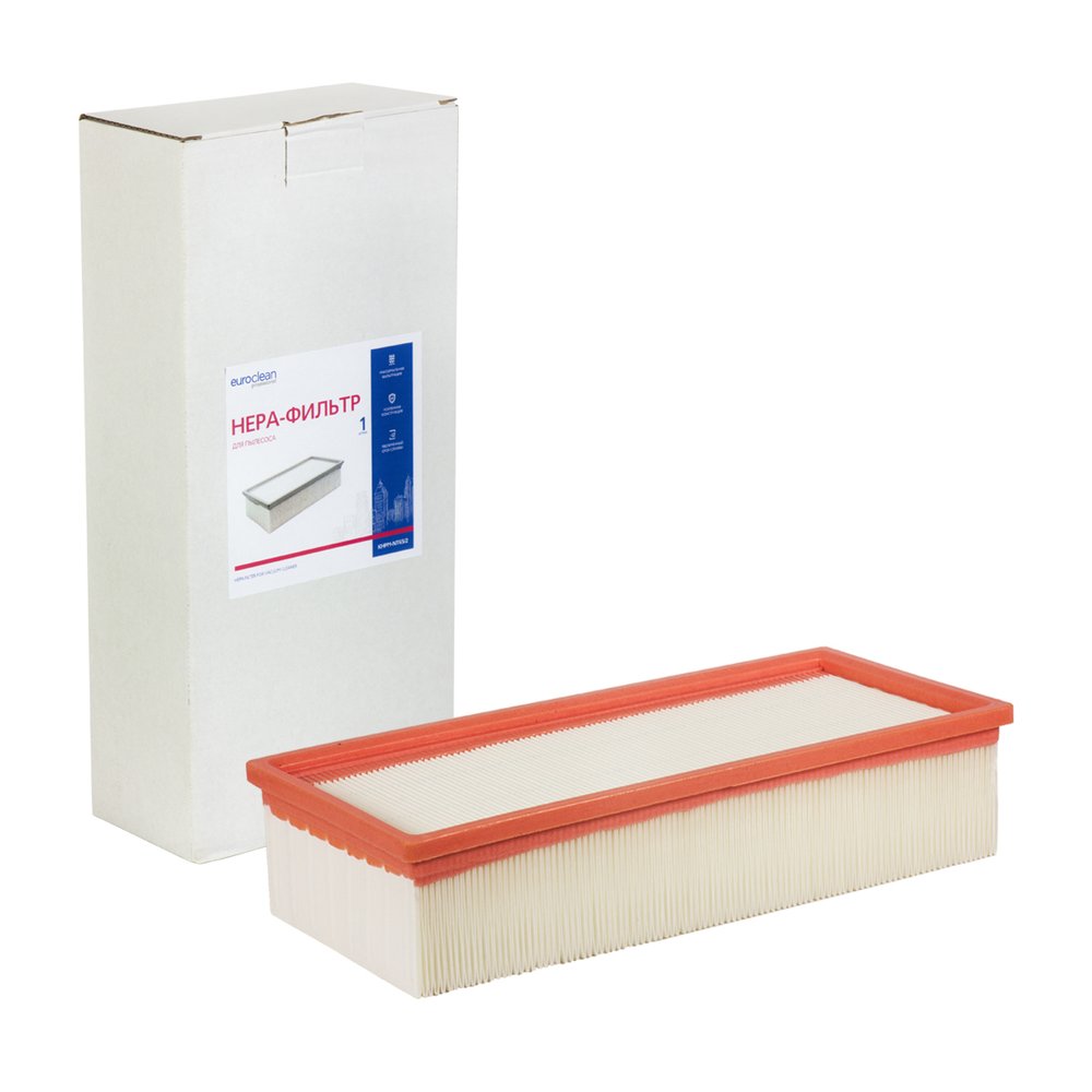 Фильтр складчатый из целлюлозы EURO Clean Original для пылесосов EUR KHPM-NT65/2