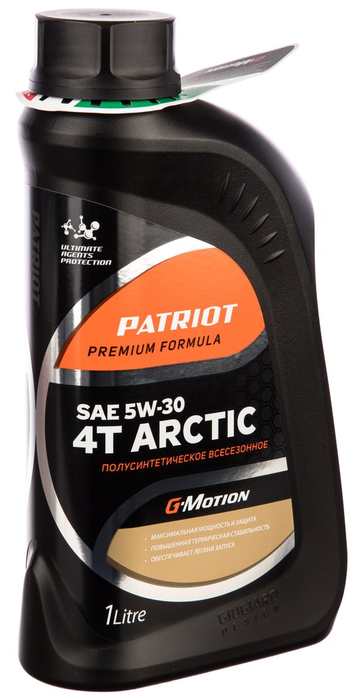 Масло полусинтетическое G-Motion 5W30 4Т ARCTIC (1 л) PATRIOT 850030100