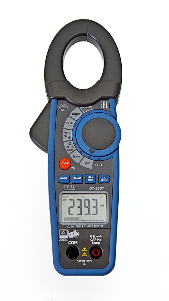 Профессиональные токовые клещи СЕМ DT-3367 481783