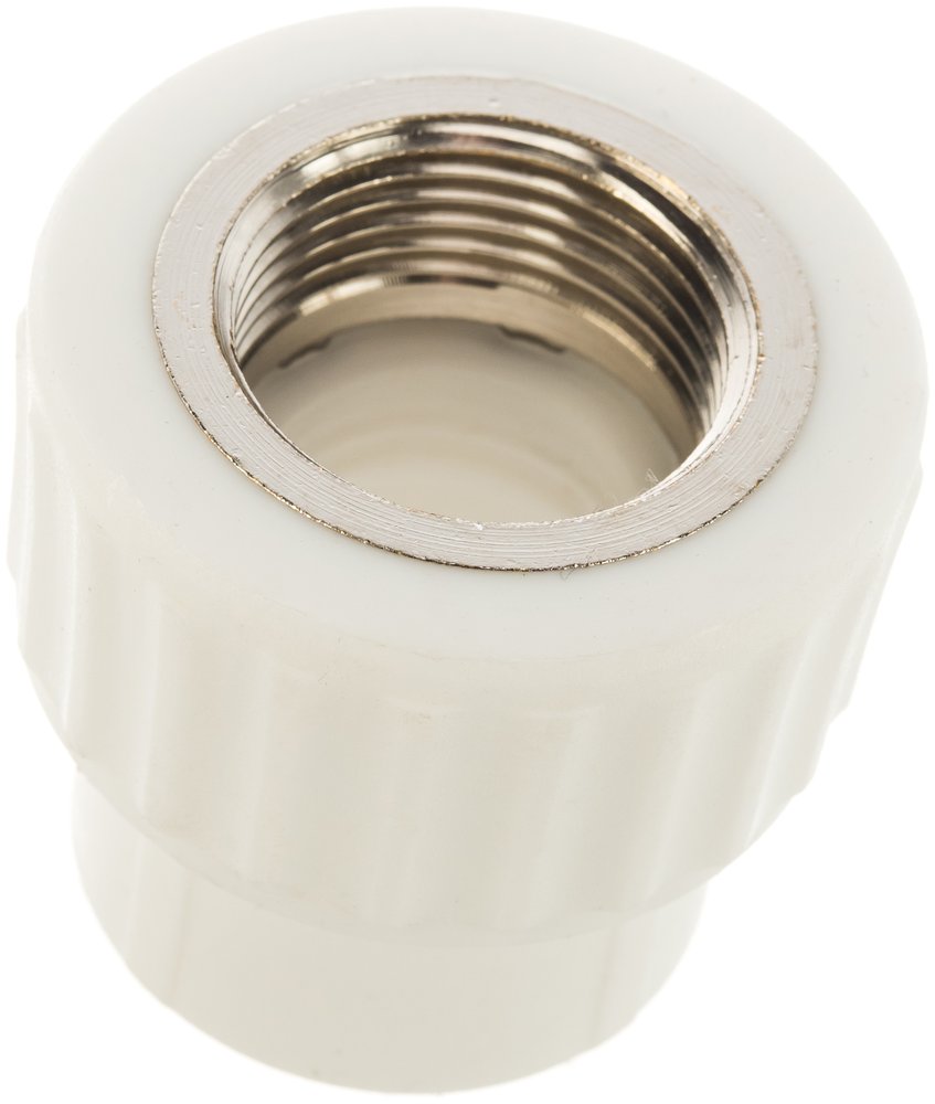 Комбинированная муфта VALFEX PP-R белая, 25х3/4 дюйма ВР 10129025 127-0235