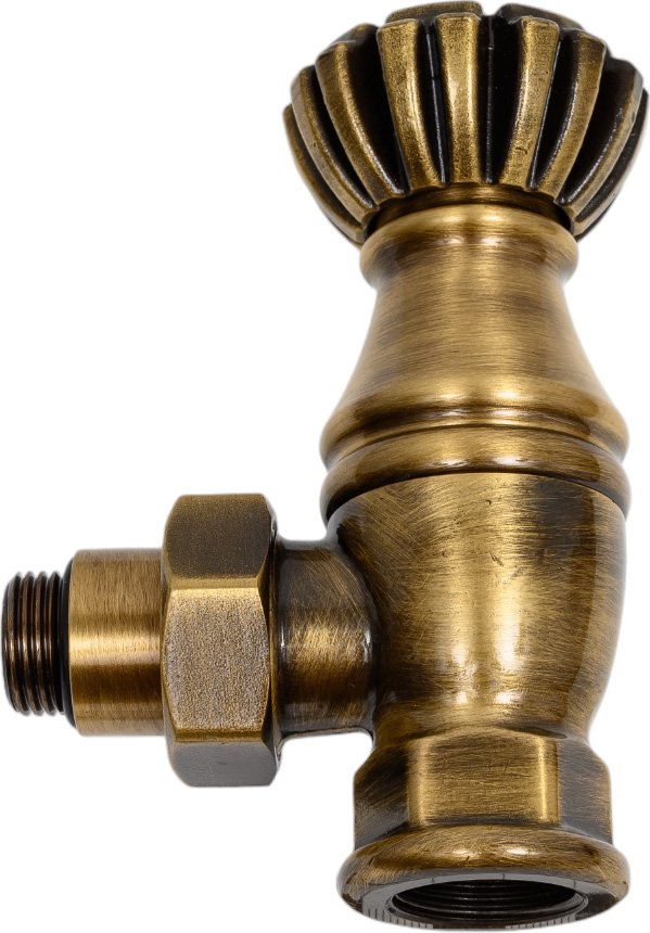 Угловой клапан для радиатора SR Rubinetterie Liberty 1/2х3/4 , цвет бронза 0325-2000Z000