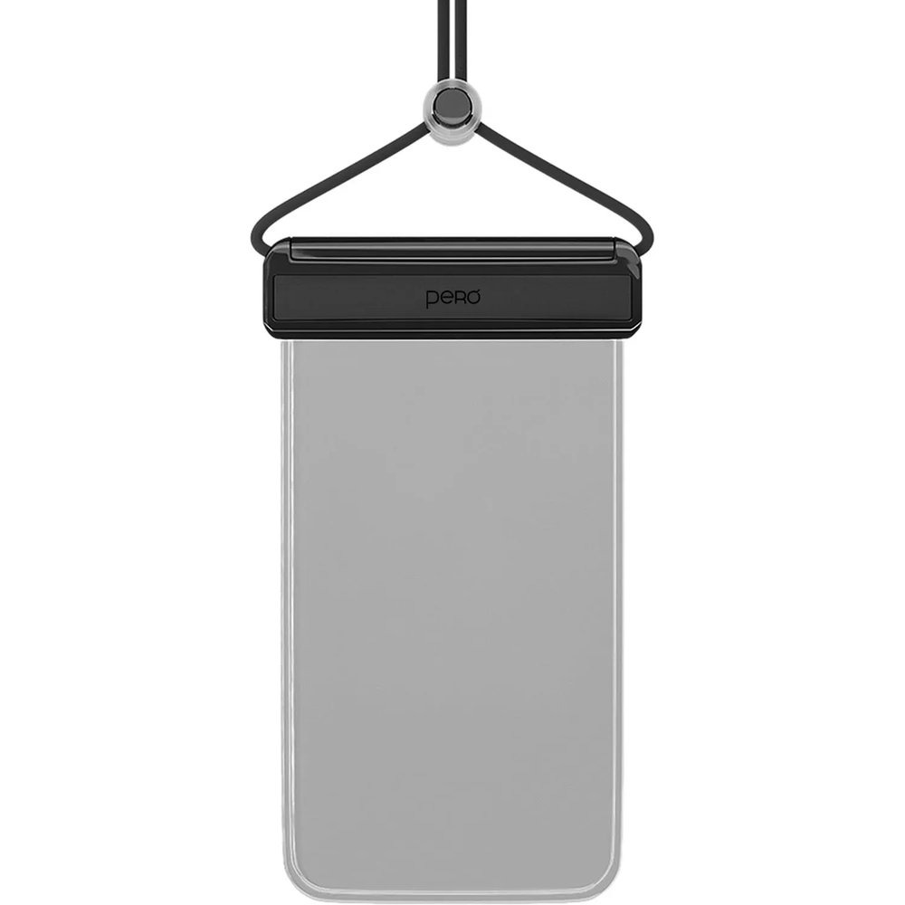 Чехол PERO влагозащитный для смартфона SB04 WATERPROOF BAG черный