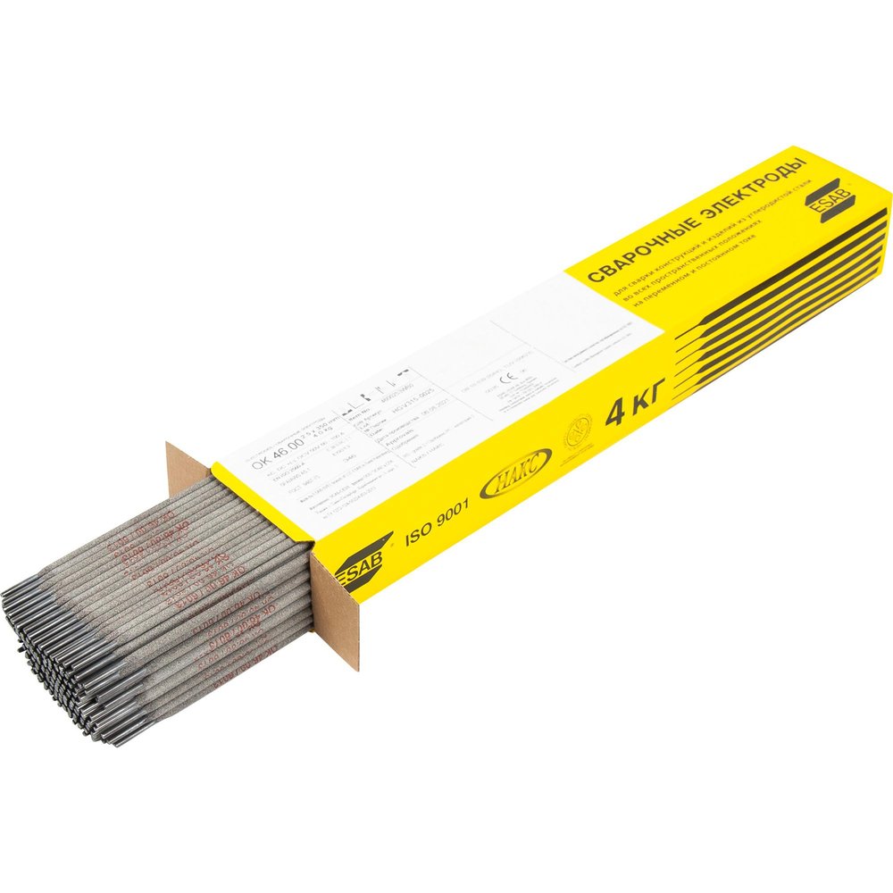 Электроды сварочные OK 46.00 (2.5х350 мм, 4 кг) ESAB 4600253WB0