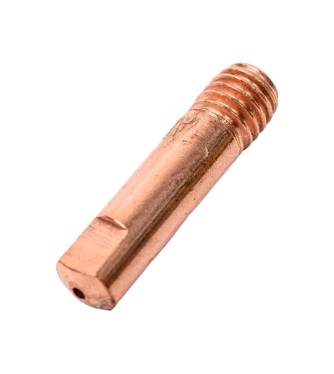 Наконечник токопроводящий для алюминия AL (Cu-E, М6x25, d-1.0 мм) для горелок MIG/MAG энаргит AL-M6-25-10
