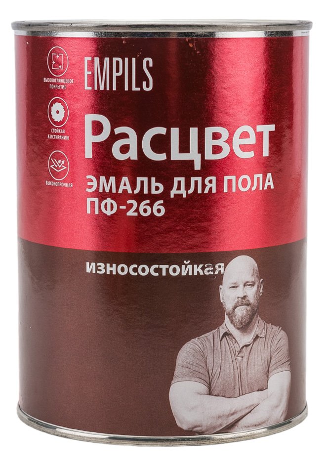 Эмаль для пола Расцвет золотистая, 0.9 кг 10586