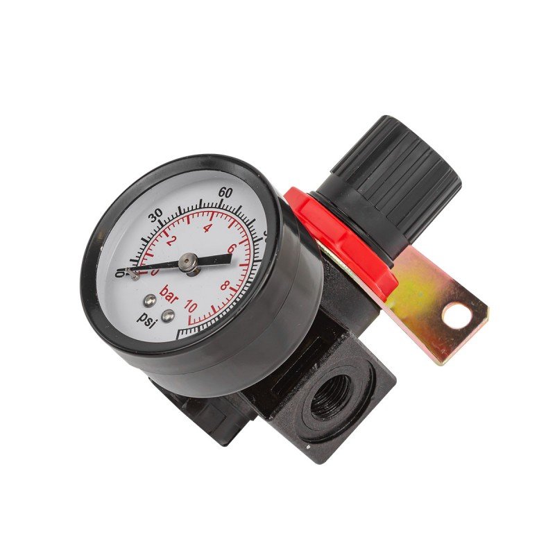 Регулятор давления воздуха 1/4'F x 1/4'F, 0-10 bar, рабочая температура 5-60° Forsage F-BR2000 54474