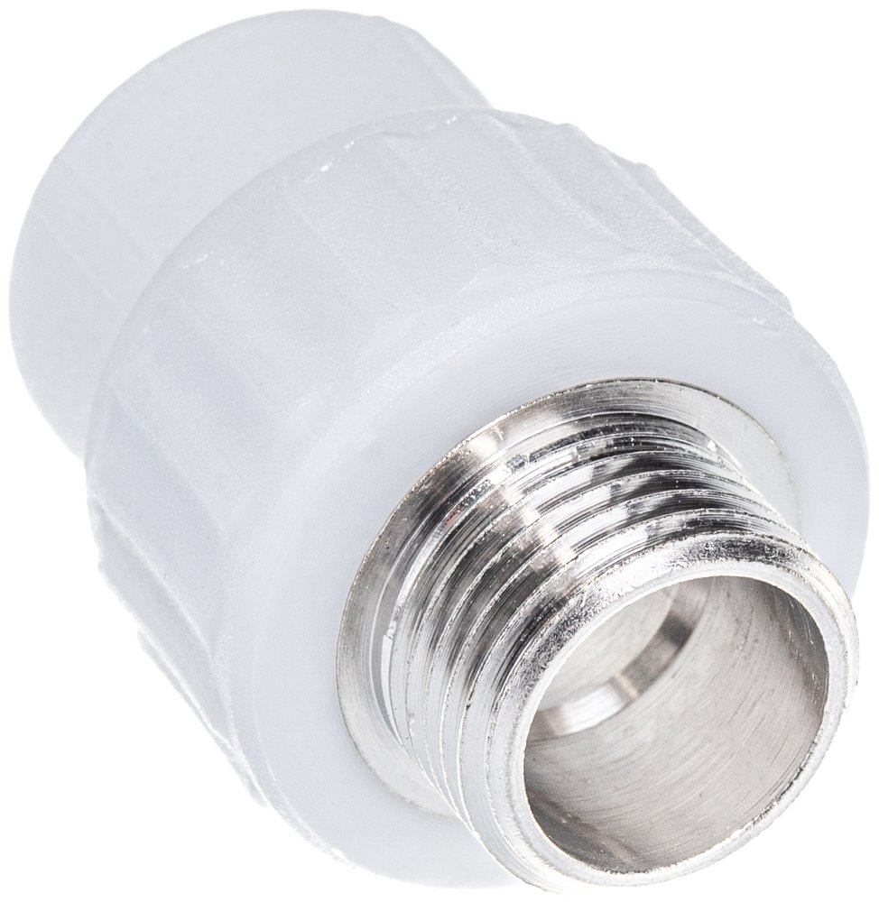 Комбинированная муфта VALFEX PP-R белая, 20х1/2 дюйма НР 10130020 127-0238
