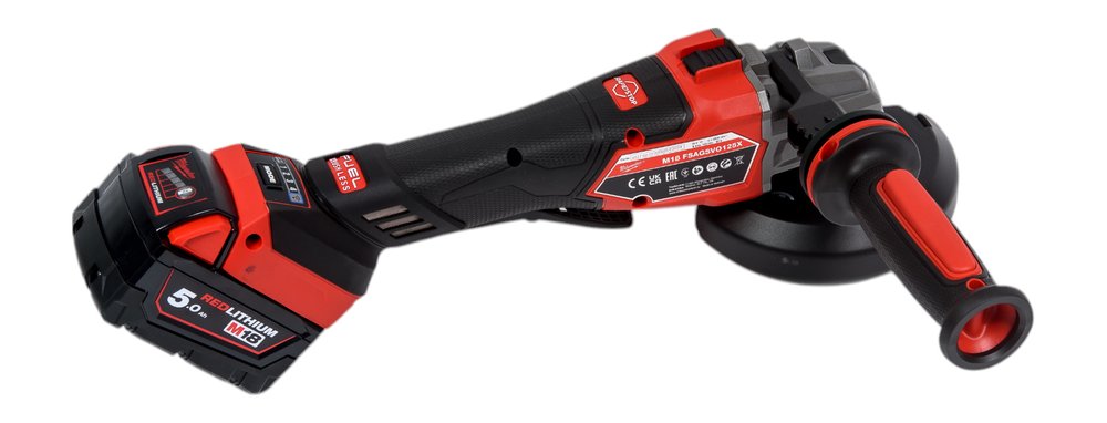 Аккумуляторная угловая шлифовальная машина Milwaukee M18 FSAGSVO125X-502X FUEL 4933493553