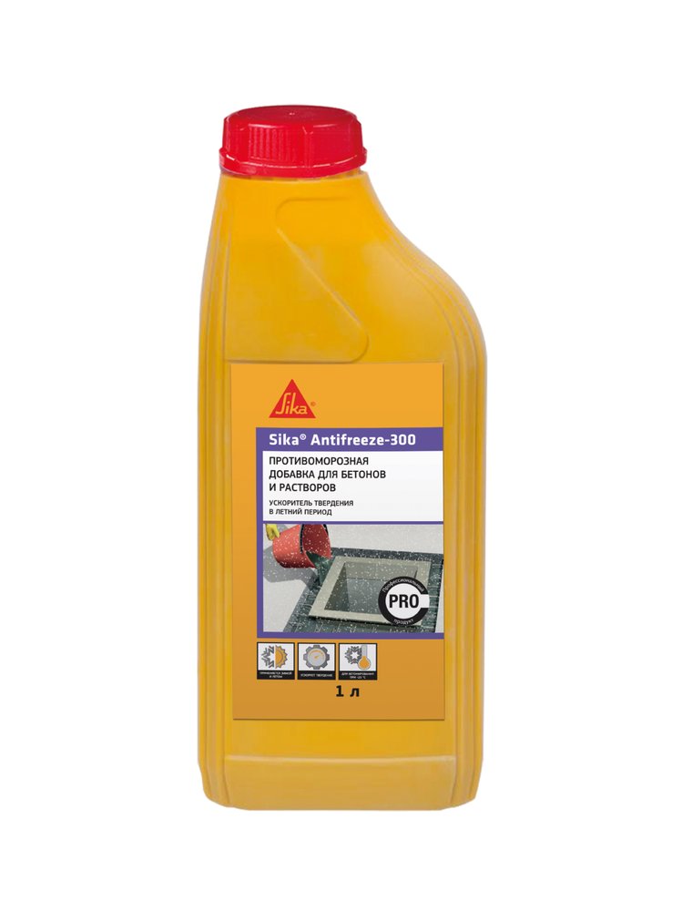 Противоморозная добавка для бетонов и растворов SIKA Antifreeze-300 Канистра 1л. 670429