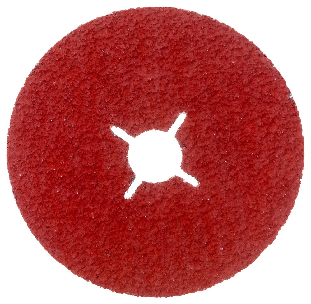 Керамический фибровый диск со шлицами XF885 (1 шт, 125х22 мм, P24) VSM 004965