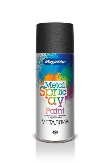 Краска RUNWAY металлик, Черная, 265 г 2000