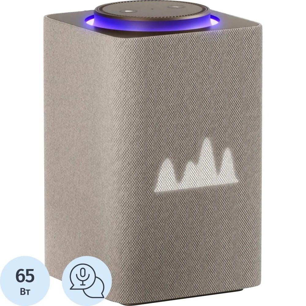 Умная колонка Яндекс Станция Макс Zigbee, бежевый/beige (YNDX-00053E)