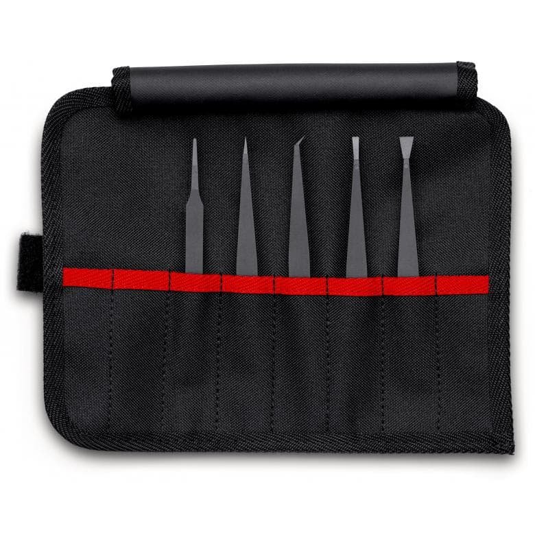 Набор пинцетов Knipex углепластиковых ESD, 5 пр. KN-920005ESD