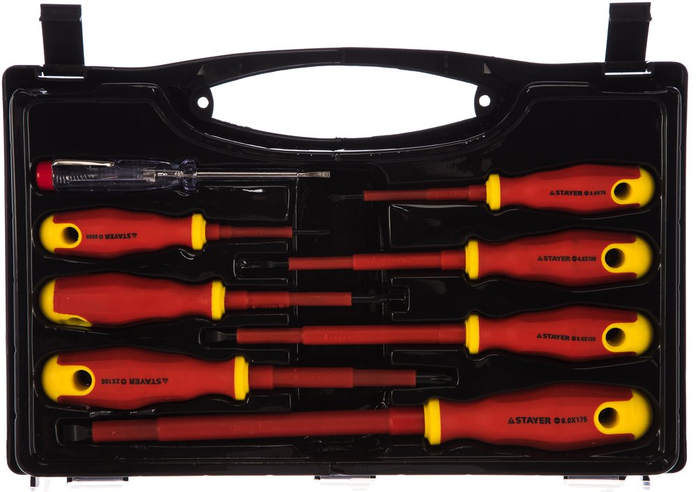 Набор диэлектрических отверток 8 шт. STAYER ELECTRO 25145-H8_z01