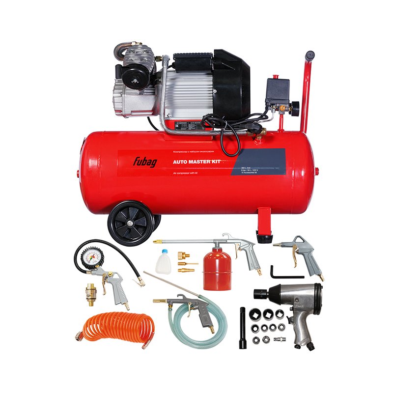 Компрессор FUBAG AUTO MASTER KIT + 10 (VDC/50 +10 предметов) 641270