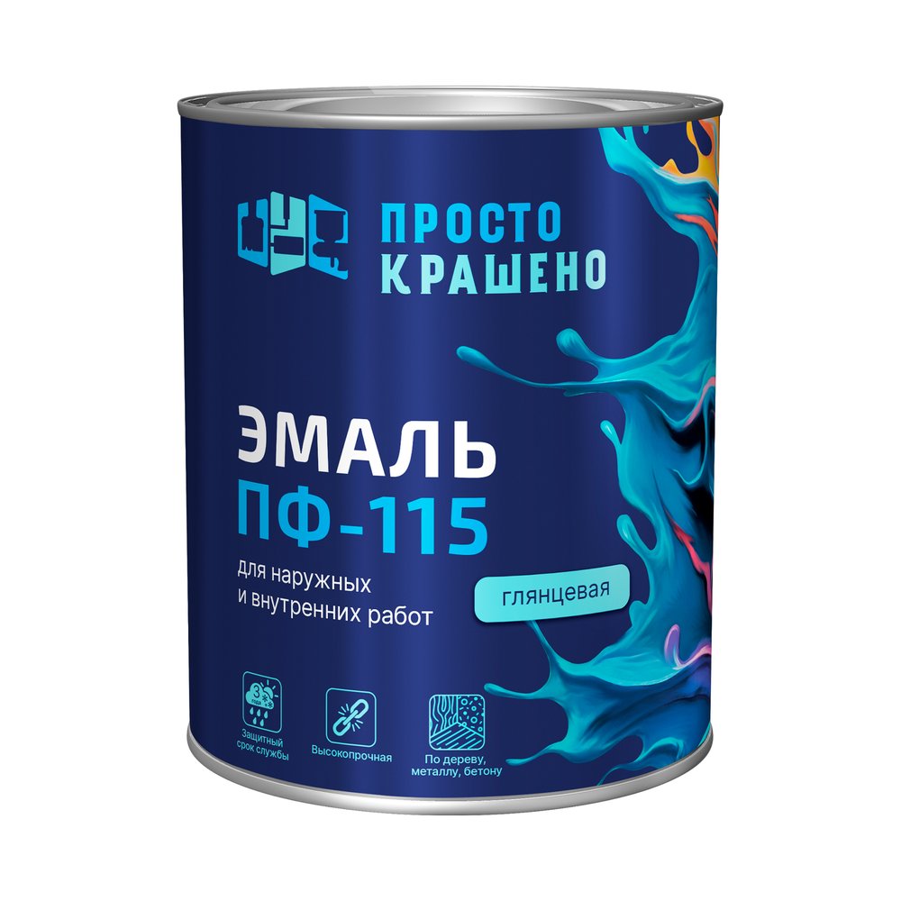 Эмаль Простокрашено! ПФ-115 бирюзовая 0.8 к 81290