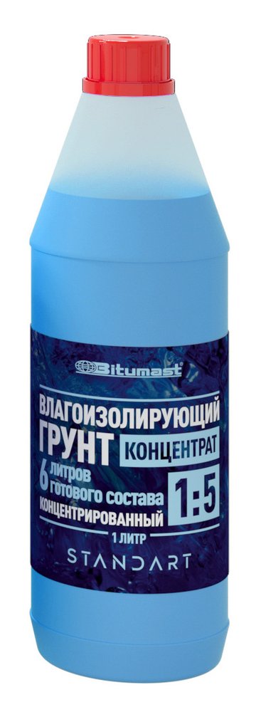 Влагоизолирующий грунт, 1 л Bitumast 4607952900837