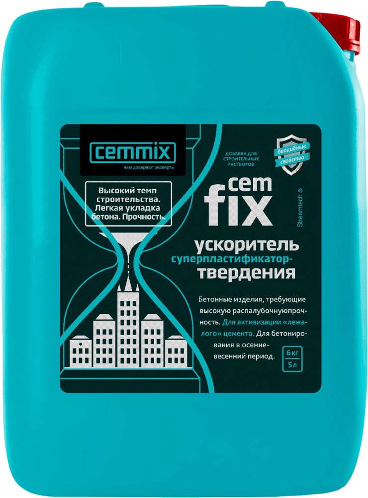 Ускоритель набора прочности Cemmix CemFix 5 л 206773