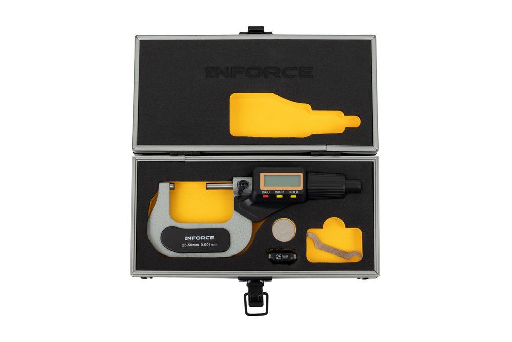 Цифровой микрометр Inforce 25-50мм/1-2'*0.001мм/0.00005' 06-11-45