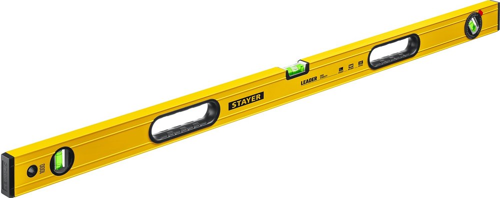 Уровень STAYER Leader 1000 мм строительный фрезерованный 3466-100_z01