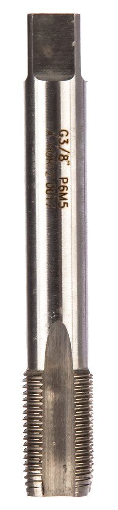 Метчик G 3/8 дюйма м/р Р6М5 HORTZ 203816