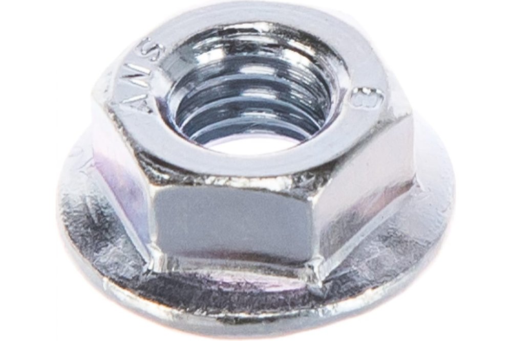 Гайка с фланцем МЕТАЛЛСЕРВИС М6, DIN 6923, цинк, 100 шт. 1239720
