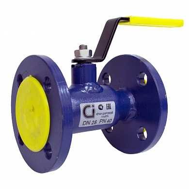 Шаровой кран Ci 11с67п DN 25 PN 40 (фланцевый) ТТ000013371