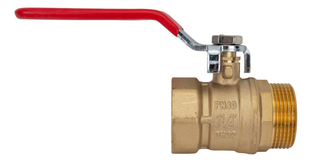 Шаровой кран ProfECO 1 1/4 ВР-НР, муфтовый, ручка, Ду32, Ру40 11Б27п1 PE-114FML