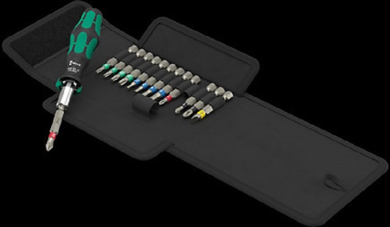 Набор бит с битодержателем WERA Kraftform Kompakt 838 RA S Set 1 14 предметов WE-051060