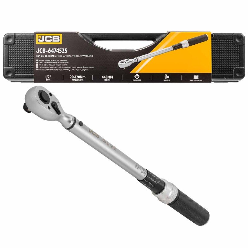 Ключ моментный JCB 20-120Нм, 1/2' JCB-6474525(58600)
