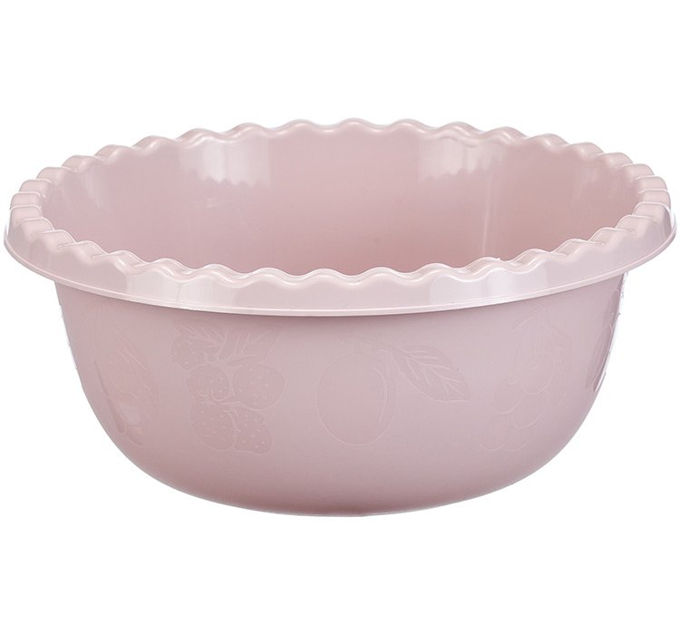 Миска круглая IDEA 5 л, чайная роза, М 1313 Чайная роза