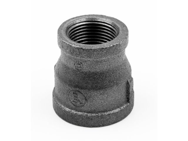 Муфта редукционная AV Engineering 1 1/2' х 1 1/4' вн.-вн., чугун черный AVEC461112114