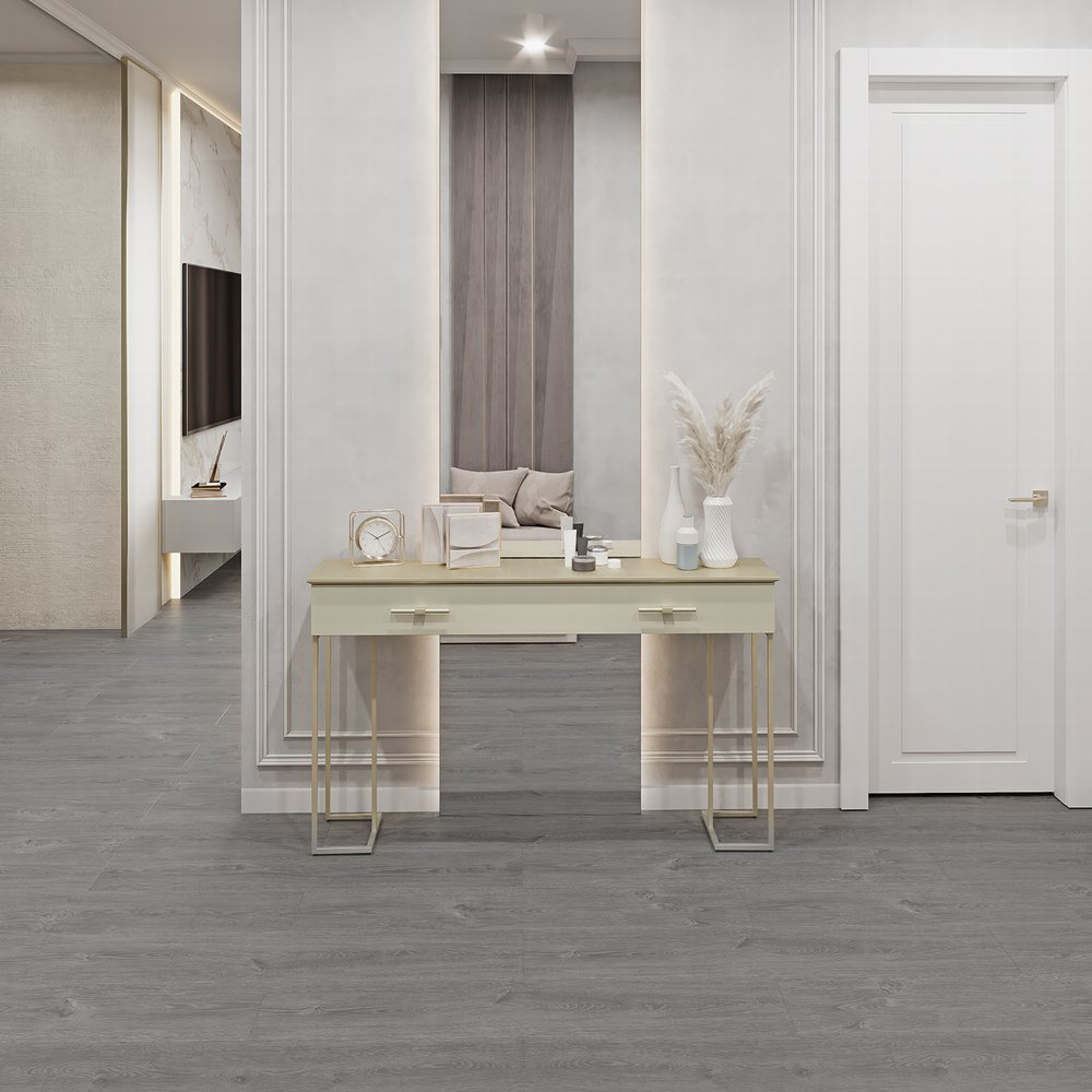 Ламинат FLOORWOOD Bigcity Дуб Лагосэнэс 34 класс толщина 12 мм с фаской 1,73 м.кв. 608