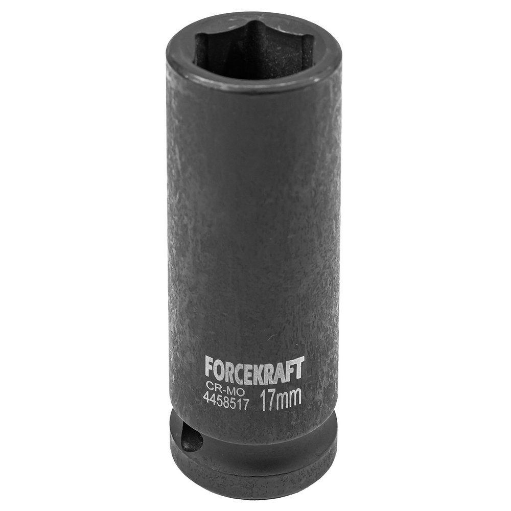 Головка ударная глубокая 6-гранная 17 мм, 1/2'DR FORCEKRAFT FK-4458517(27032)