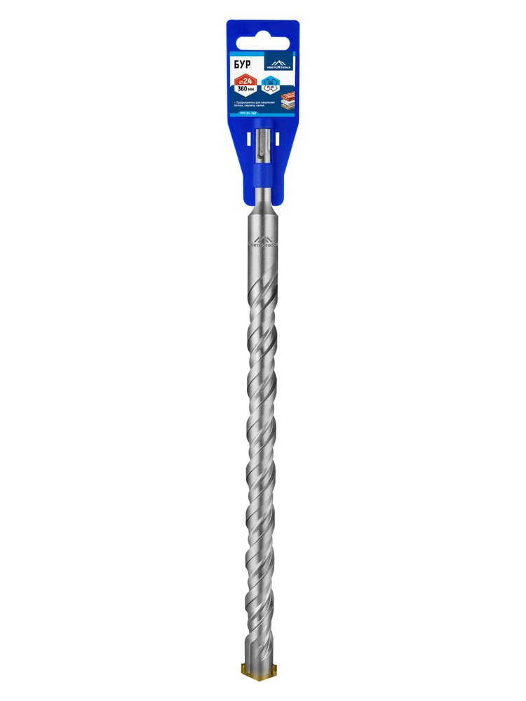 Бур SDS-plus (24х360 мм) Vertextools 999-24-360