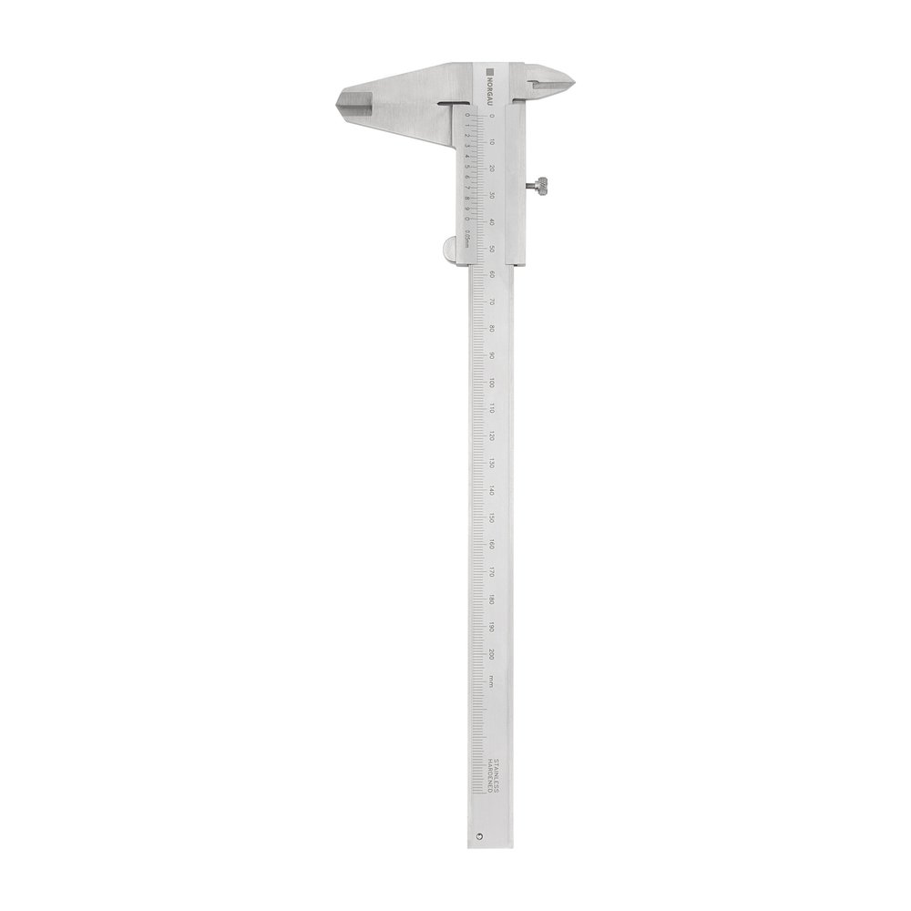 Нониусный штангенциркуль NORGAU 0-200 мм/0,05 мм, тип NCV-2005 040005020