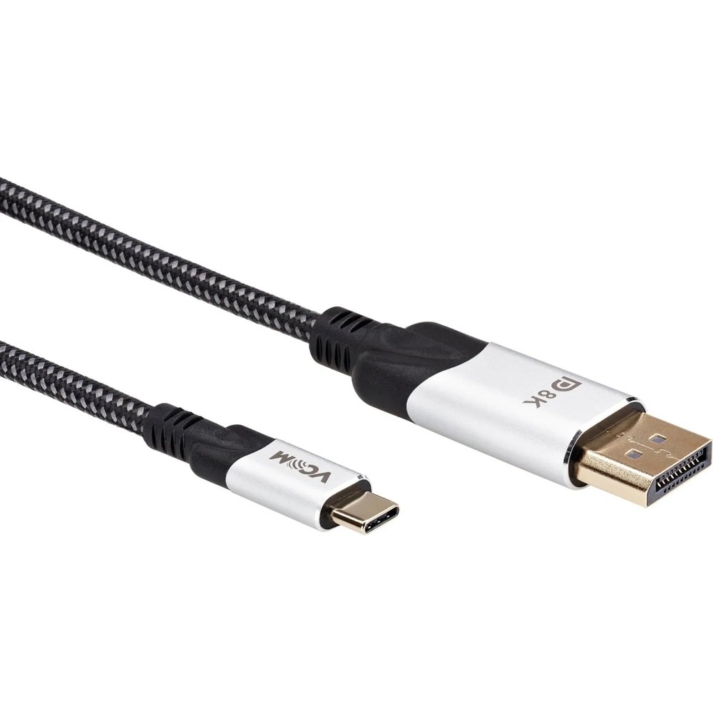 Кабель адаптер USB 3.1 Type-Cm -->, DP(m), 1.8m ,VCOM <,CU422MCV-1.8M