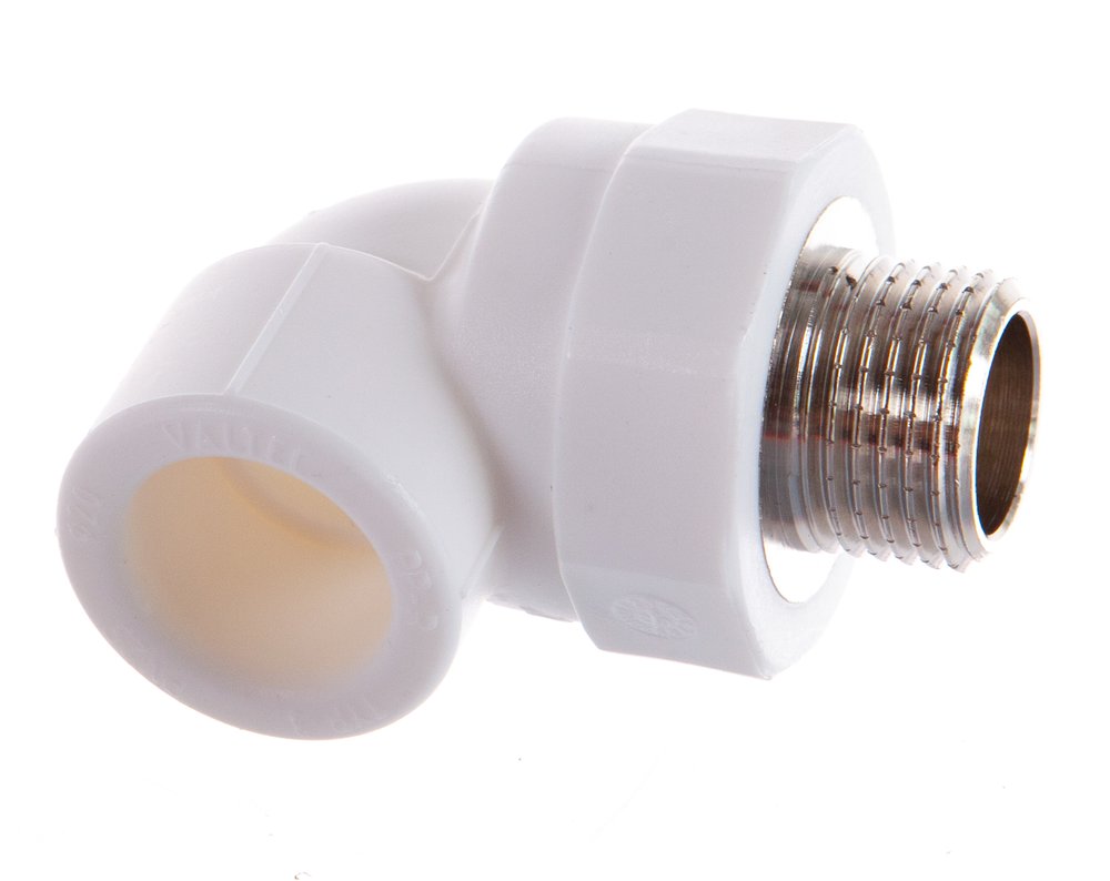 Угольник VALTEC PPR с переходом на наружную резьбу 20х1/2 VTp.753.0.02004