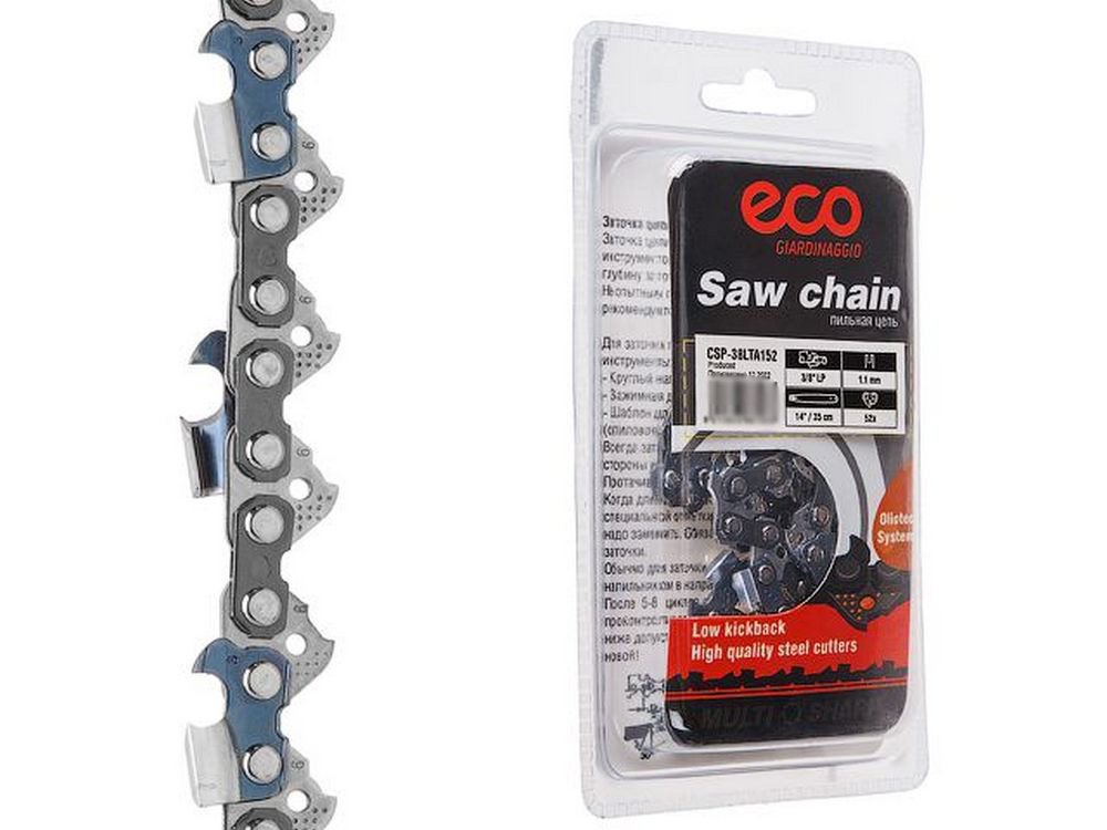 Цепь 38LTA 35 см, 3/8', LP 1.1 мм, 52 звена ECO CSP-38LTA152