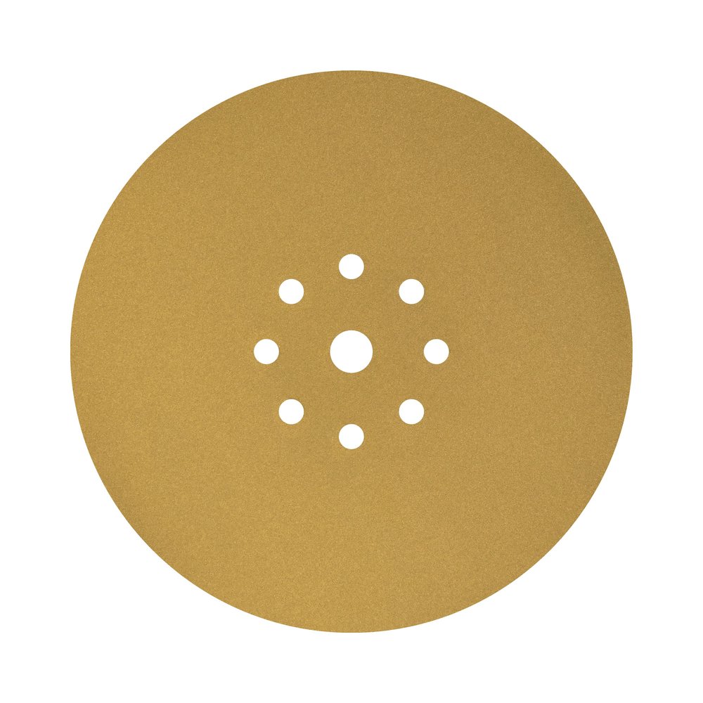 Шлифовальный круг на липучке Giraffe GOLD 100 шт, 225 мм, 9 отв., Р240 ABRAFORM AF100-GG-240