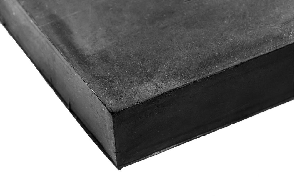 Резиновая техпластина HIMPT на отвал (скребок), 1000x250x40 мм 00-00002583